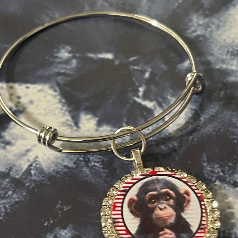 Monkey bangle bracelet